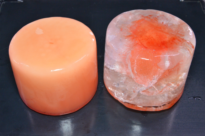 急速冷凍と緩慢冷凍の比較